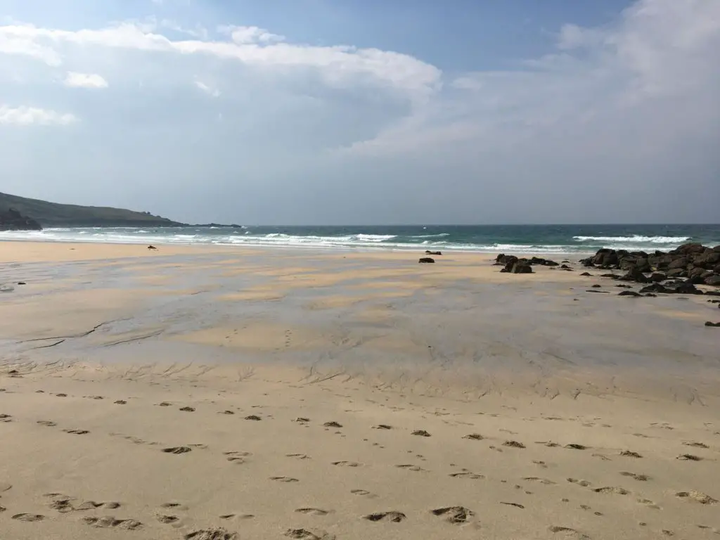 Porthmeor beach, Blue flag beach, St Ives