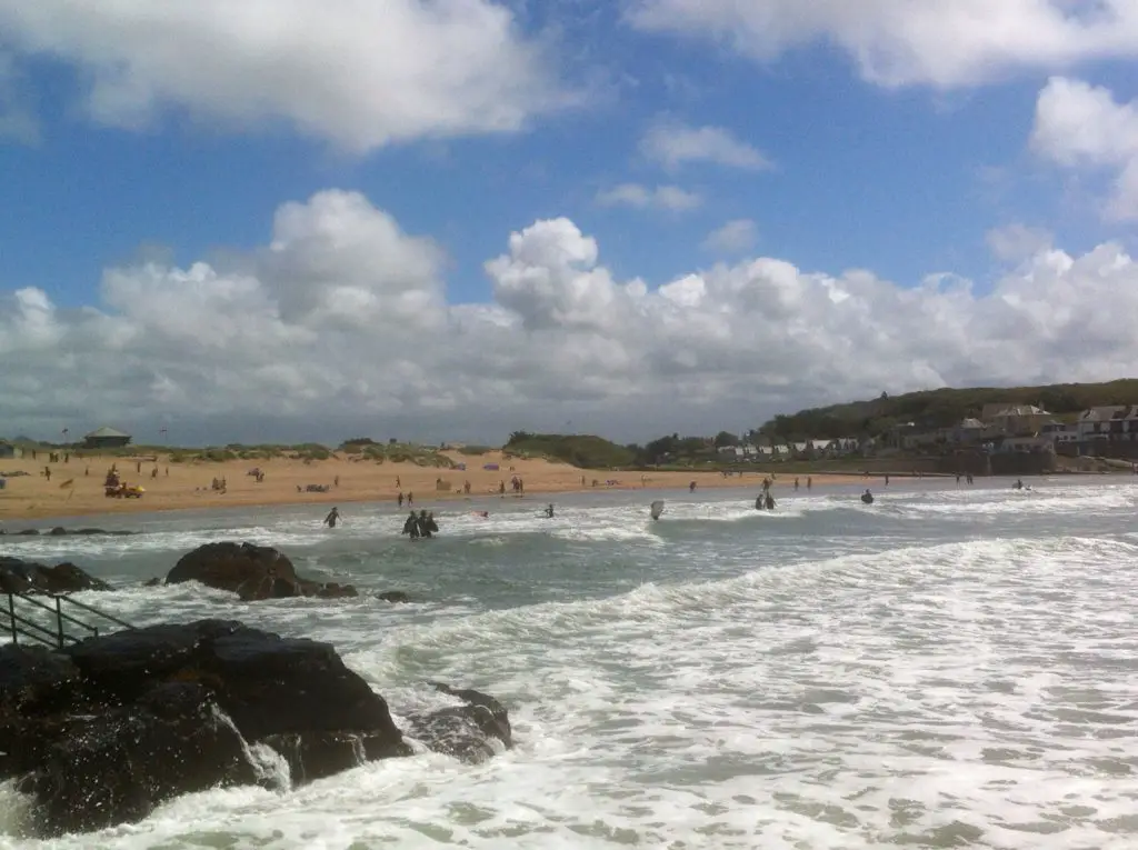 summerleaze beach, beaches in bude, bude with kids