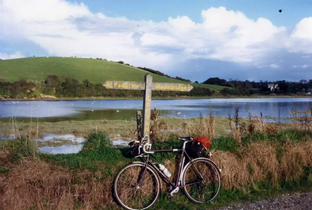 The camel trail by bike from Padstow to Wadebridge, Camel estuary