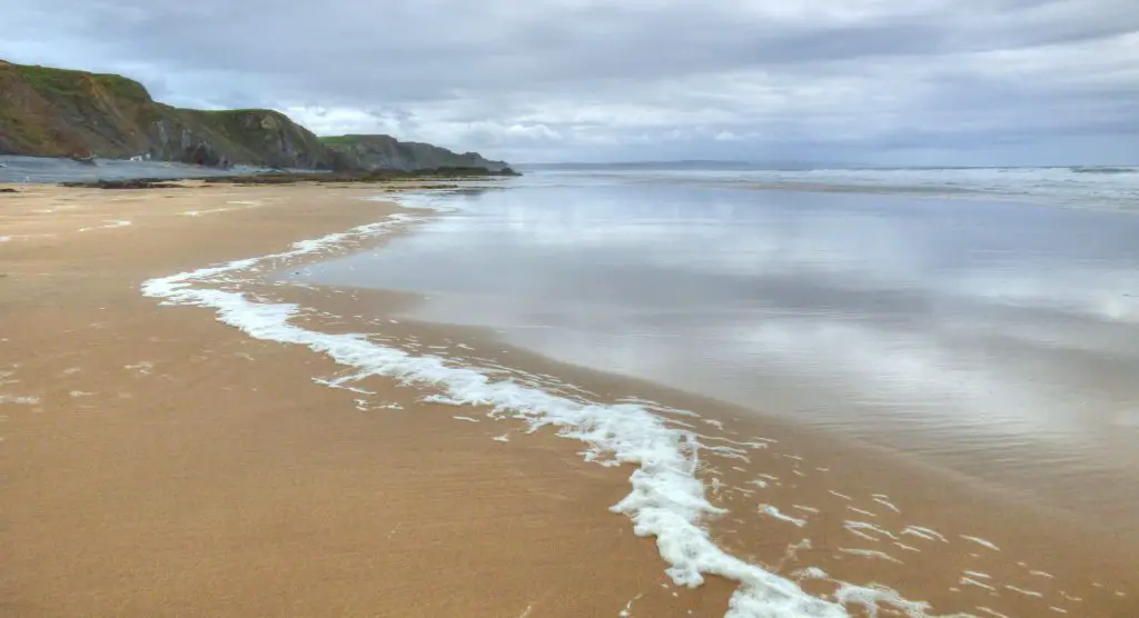 sandmouth bay beach, bude beaches